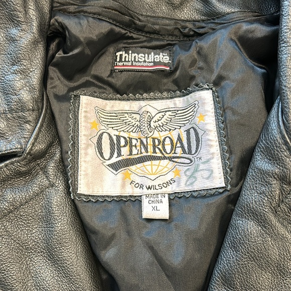 Open Road genuine leather riding jacket - Picture 2 of 5